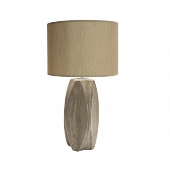 Distribuidor - Lâmpadas Diversas | Sobre Mesas Decoração | SOBREMESA CERAMICA COX 1XE27 ARENA PANTALLA BEIS 54,2X30X30 CM Ref: 160871039